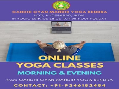 Online Yoga Classes from Gandhi Gyan Mandir Yoga Kendra, Koti